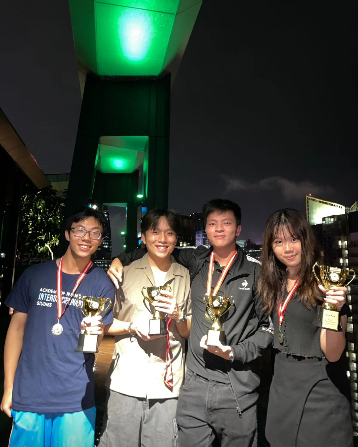 Asian Business Plan Competition trophies